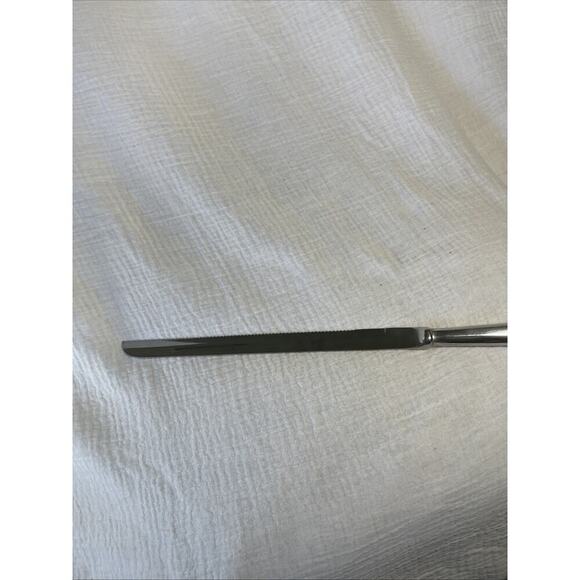 Korean MID-CENTURY-MODERN STYLE 18/8 Stainless Steel Carving Knife And Meat Fork - Picture 3 of 8